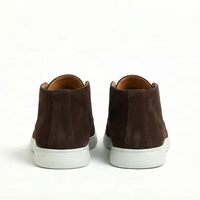 Лоферы №02, высокие коричневые