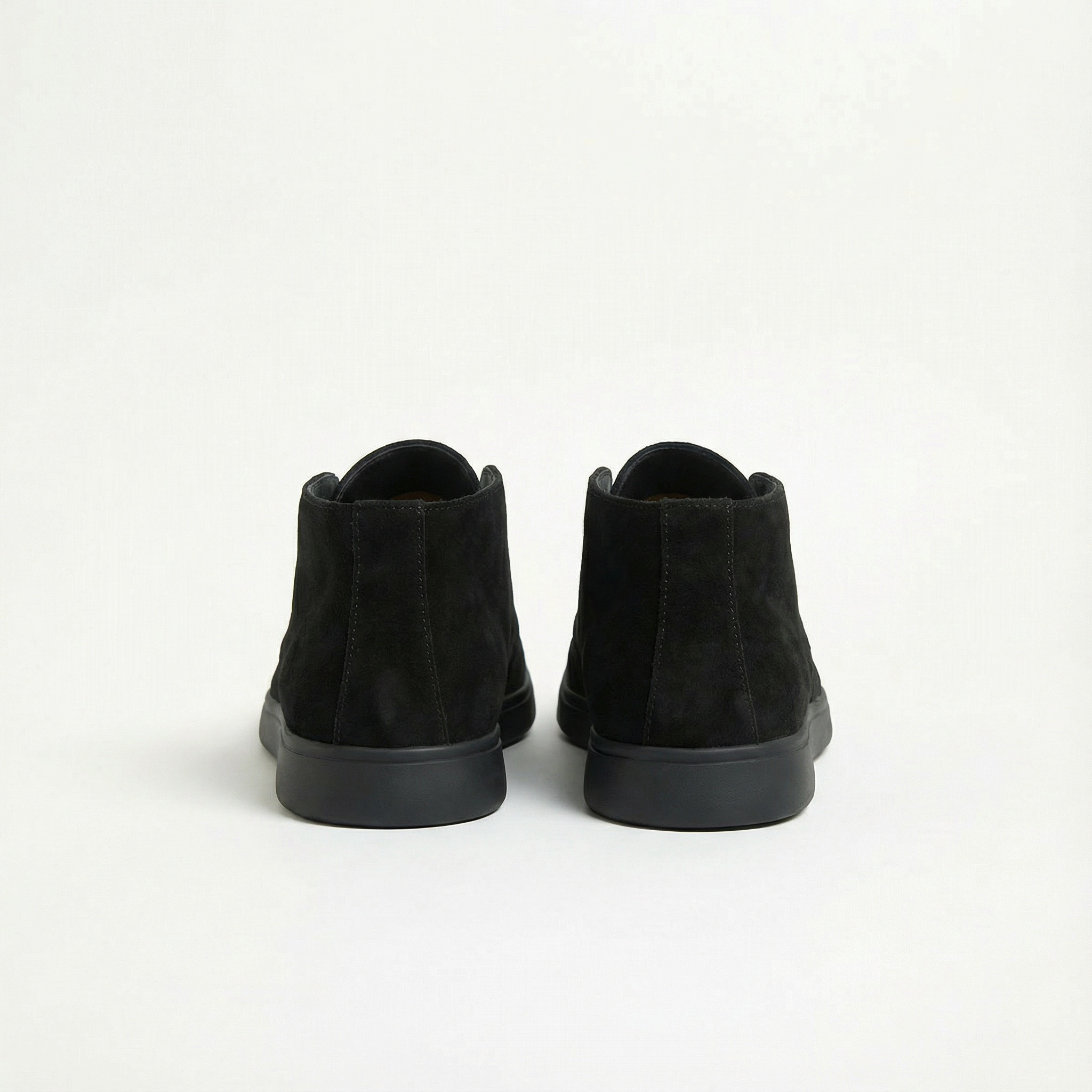 Лоферы #02N Высокие Черные